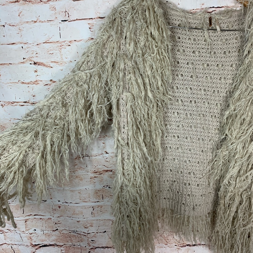 Free People Faithful Shaggy Cardi - Picture 5 of 8